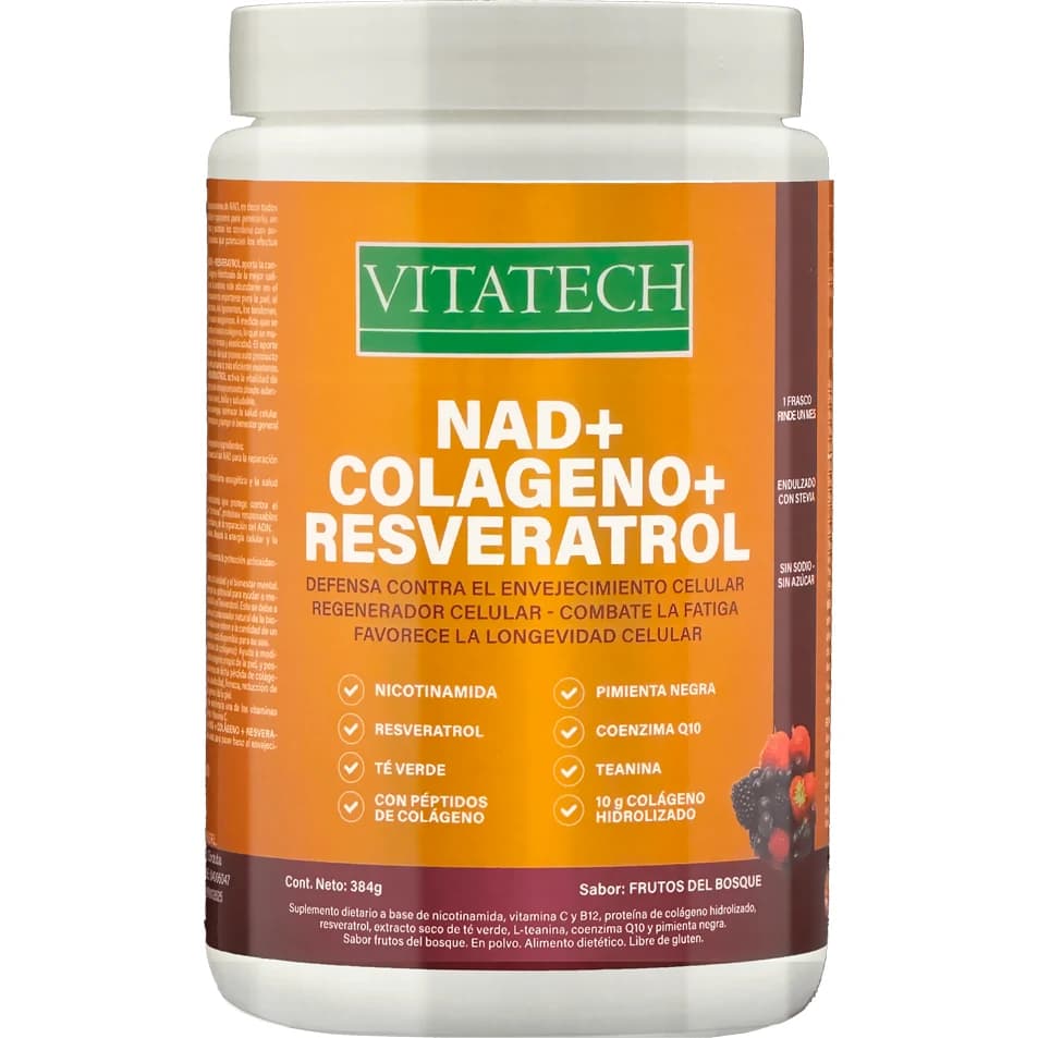 Suplemento NAD+ Resveratrol Complex 384 comprimidos — Vitatech