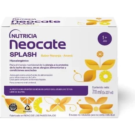 Neocate Splash Sin Aroma Pack 3x237 ml