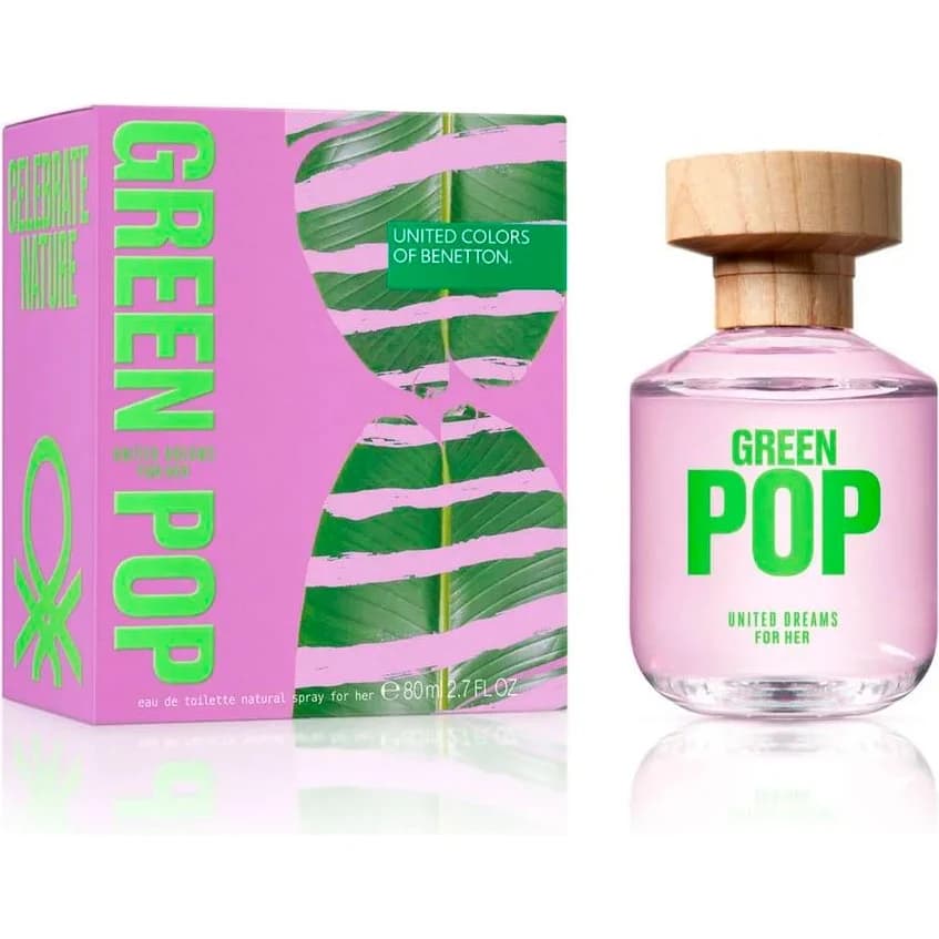 Fragancia Benetton United Dreams Green Pop Her 80 ml