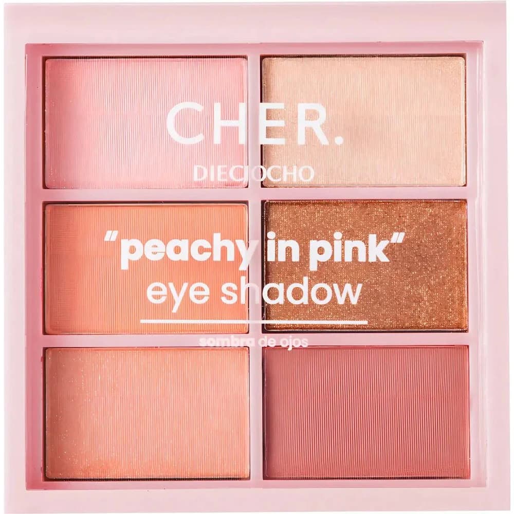 Paleta de Sombras Cher Dieciocho Peachy In Pink