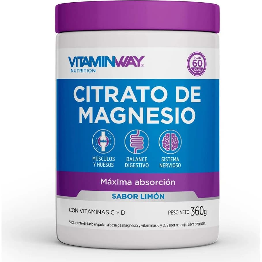 Vitamin Way Citrato de Magnesio Polvo 360 g