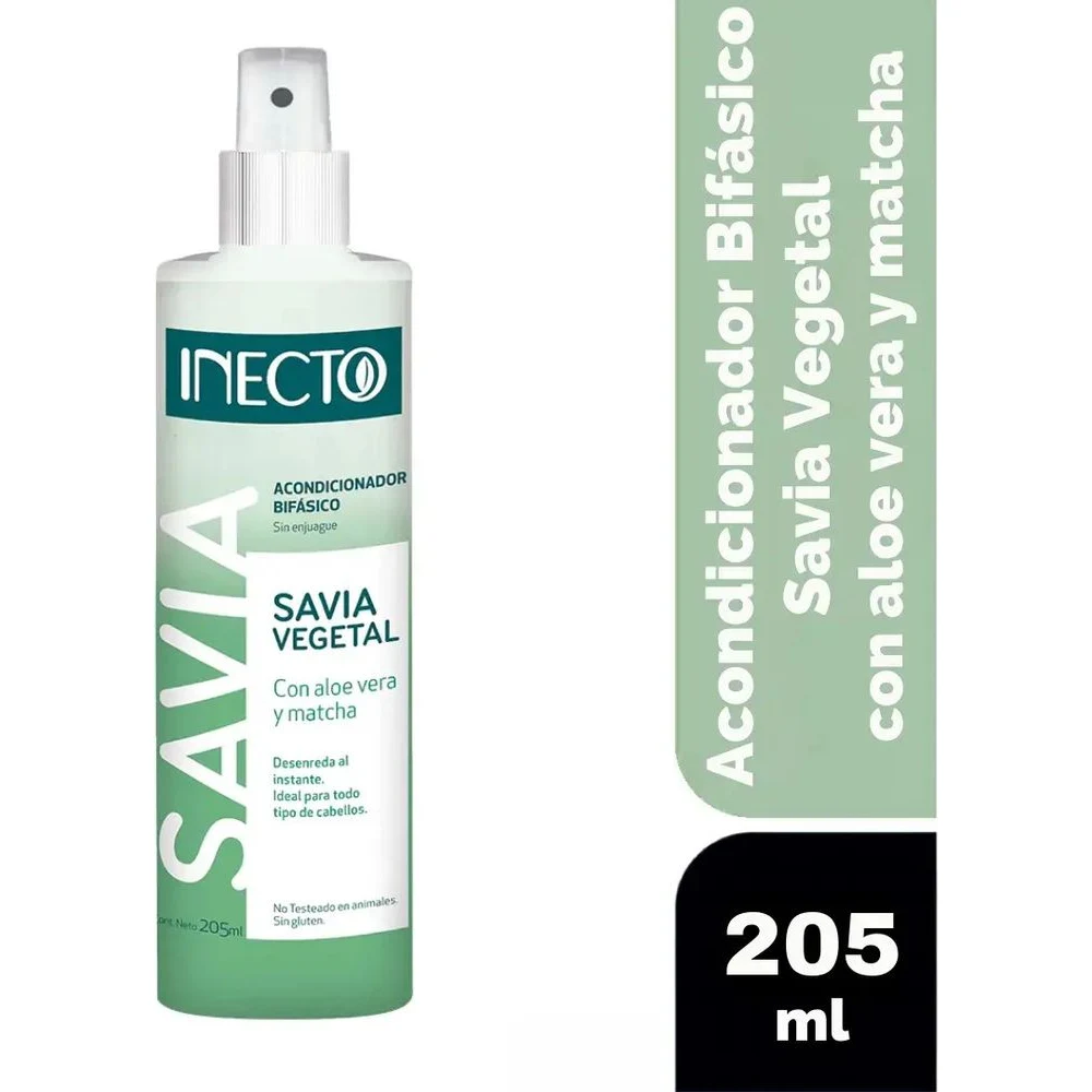 Acondicionador Inecto Savia Sin Enjuague 205 ml