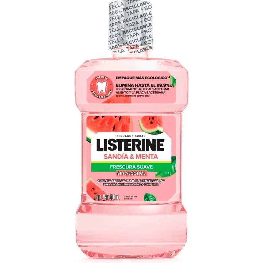 Enjuague Bucal Listerine Sandía 500 ml