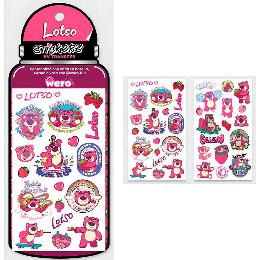 Stickers Wero Bottle Lotso para Botellas