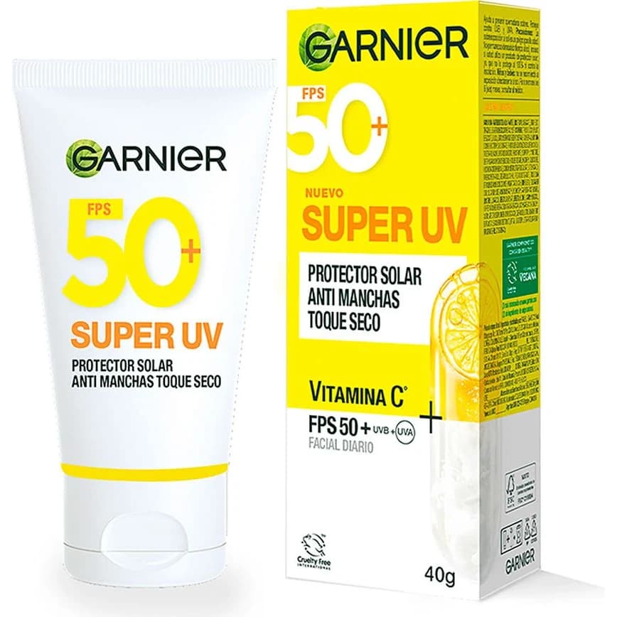 Protector Solar Garnier Super UV AM Toque Seco 40 g