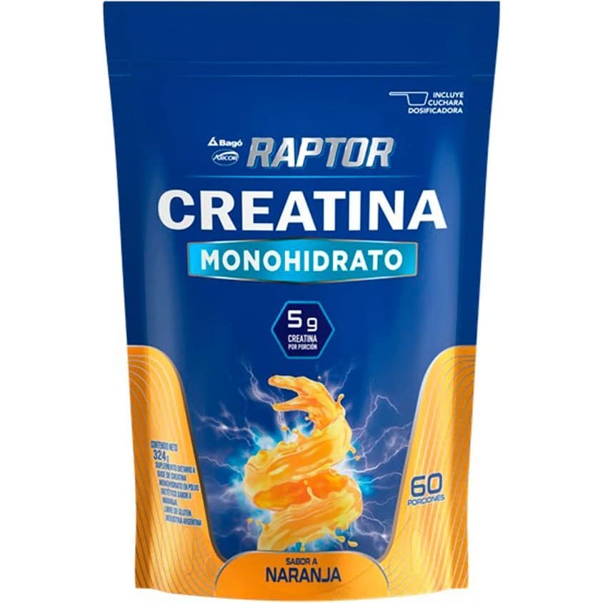 Creatina Raptor Naranja 324 g