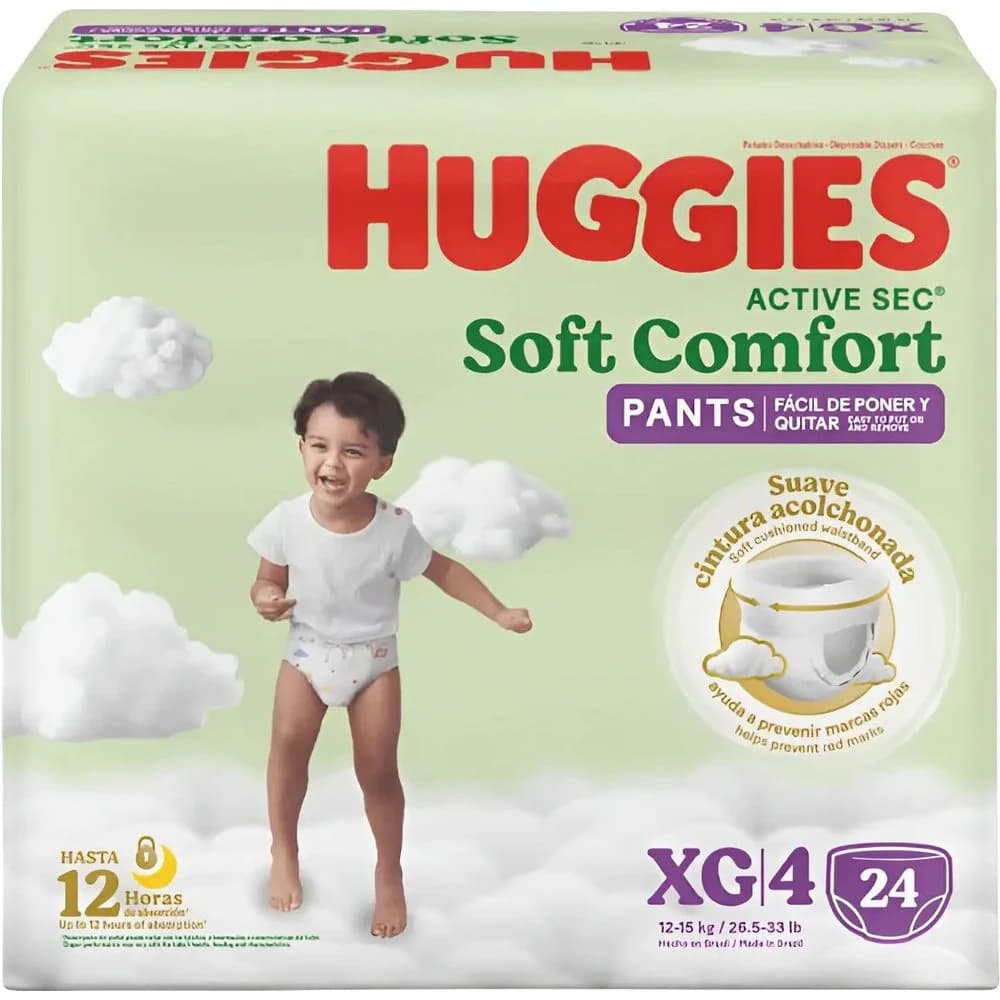 Pañal Huggies Soft Comfort XG x24