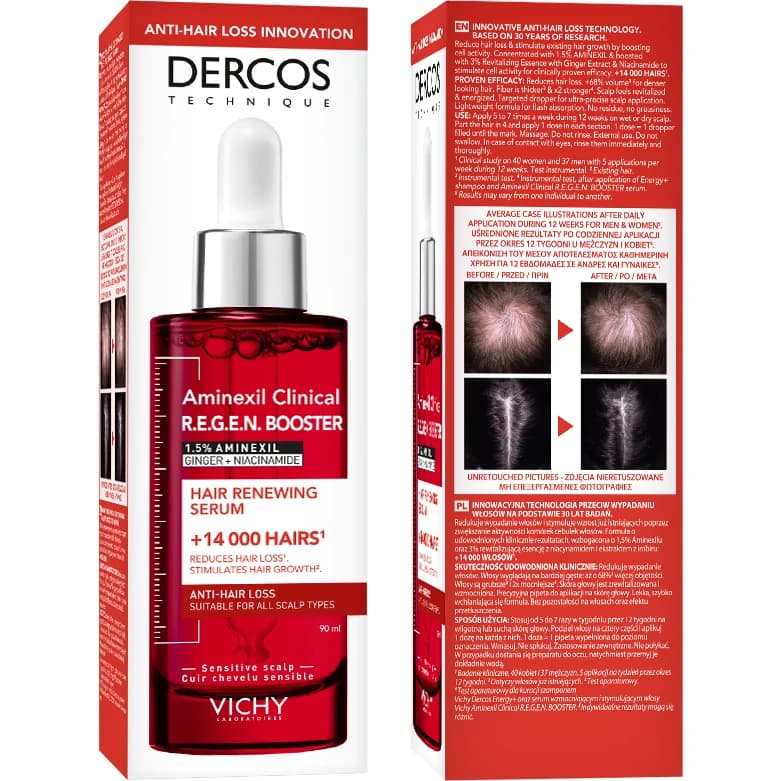 Acondicionador Dercos Aminexil Regen 90 ml — Vichy