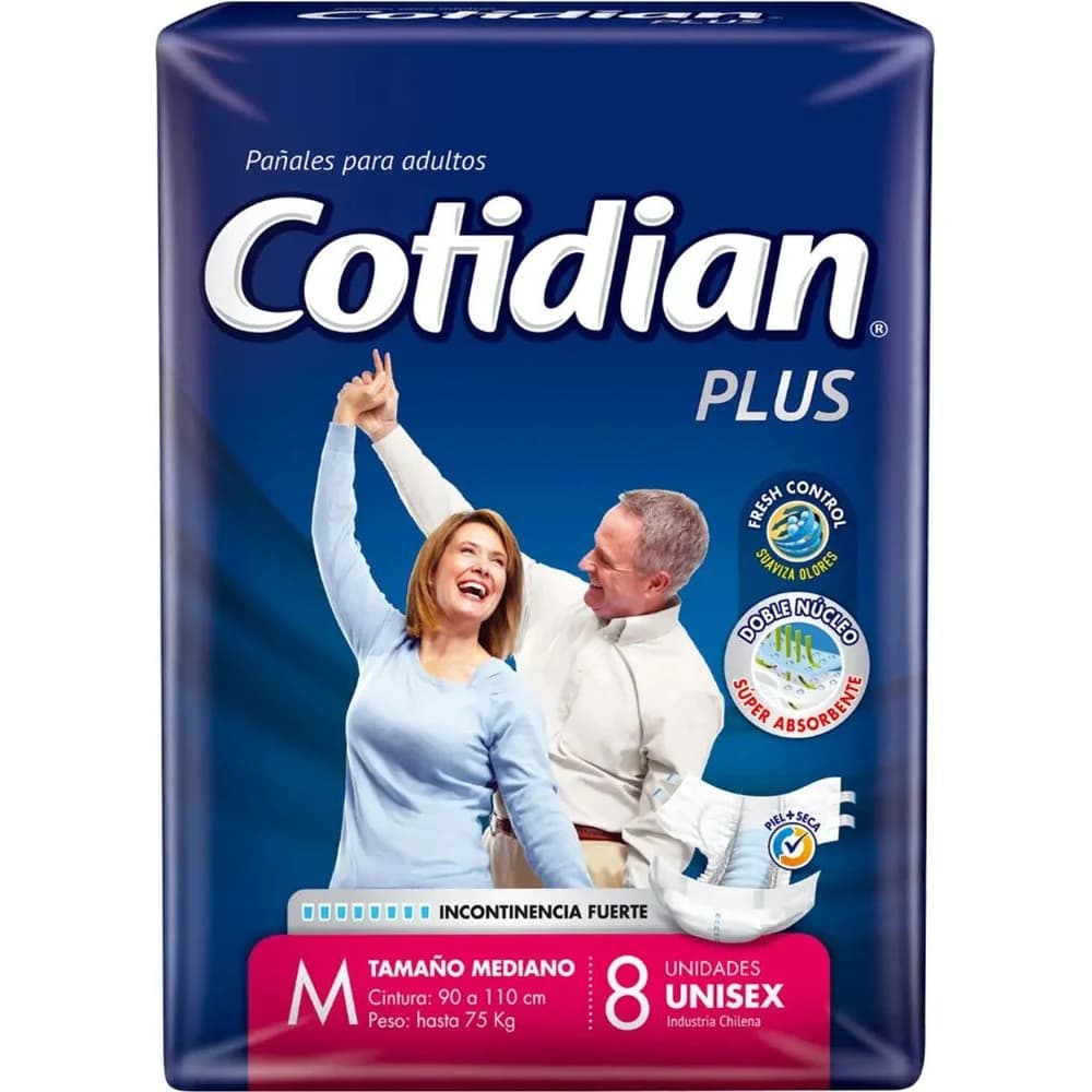 Pañal Cotidian Plus Medianos X16