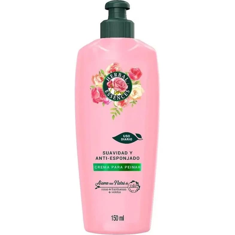 Crema para Peinar Herbal Essences Liso Suave 150 ml