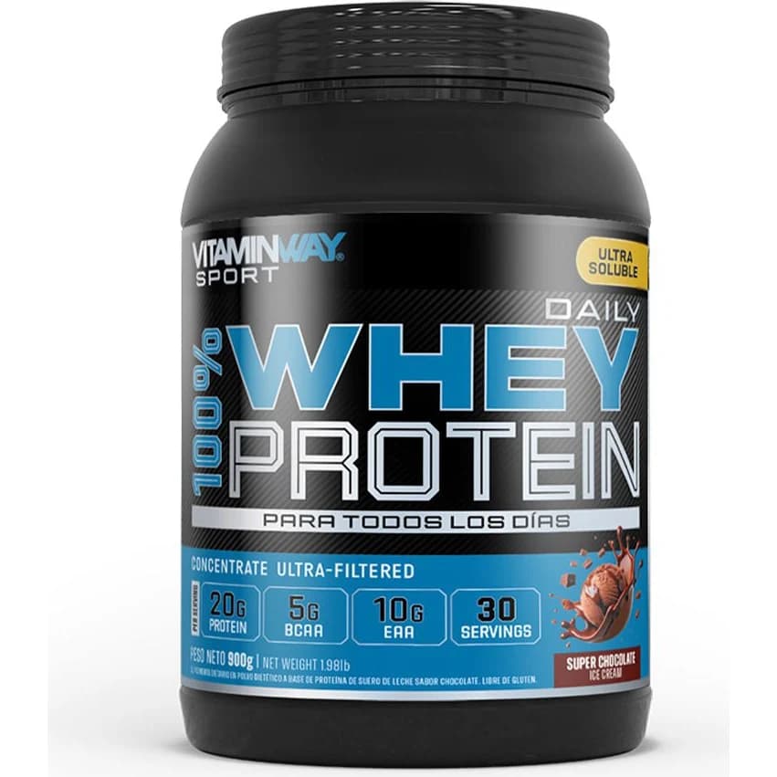 Proteína Vitamin Way Daily 100% Whey Chocolate 900 g