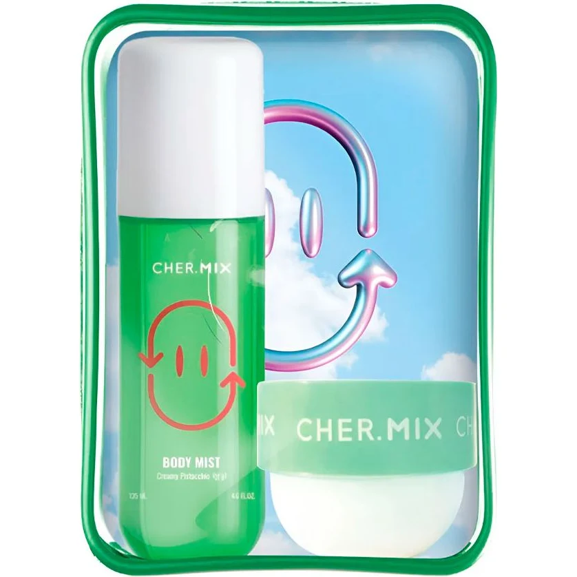 Set Cher Mix Creamy Pistacho Body Mist + Buttercream + Neceser