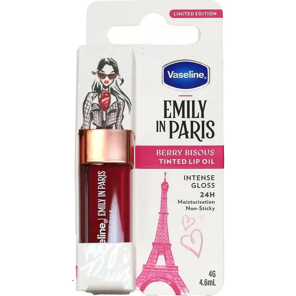 Bálsamo de Labios Vaseline Lip Oil Tinte Berry 4 g