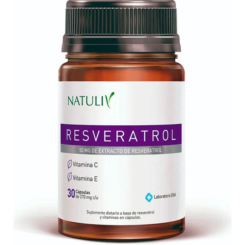 Resveratrol Natuliv 30 Cápsulas