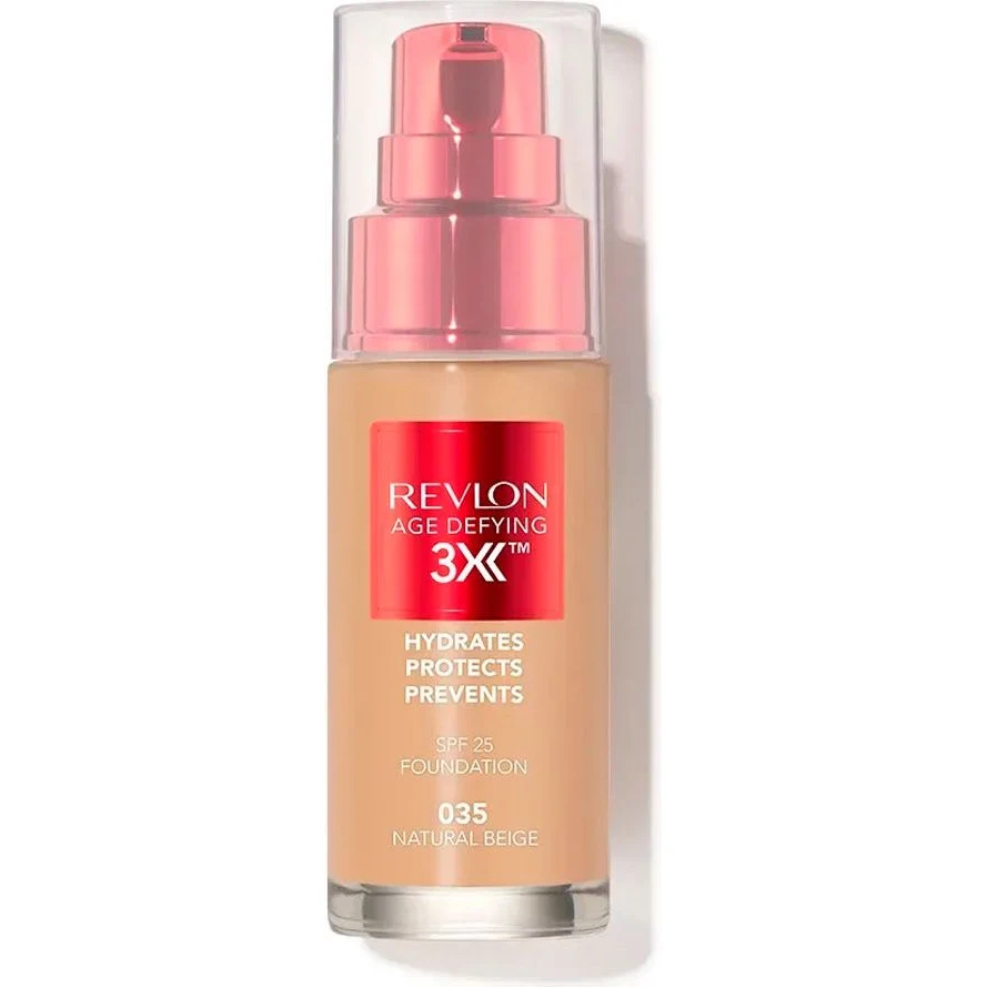 Base de Maquillaje Revlon Age Defying 3 en 1 Natural Beige