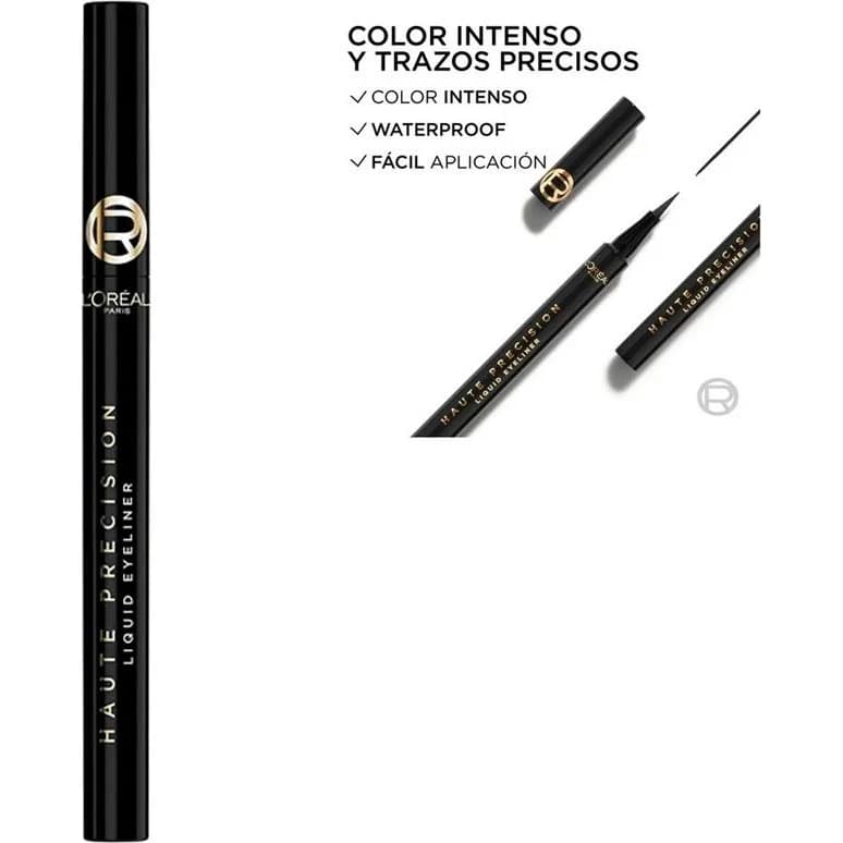 Delineador de Ojos Líquido L'Oréal Paris Infaillible Haute Precision Noir Silk