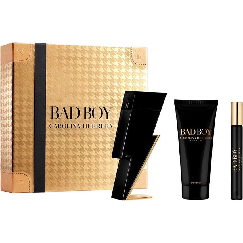 Estuche Carolina Herrera Bad Boy Eau de Toilette 100 ml + 10 ml + Shower Gel