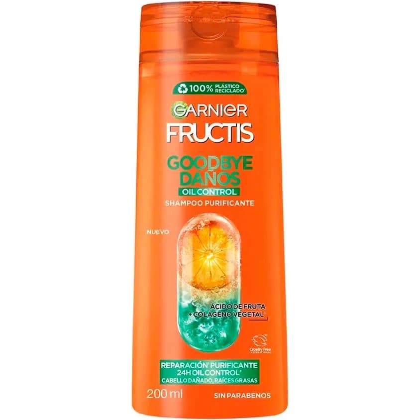 Shampoo Garnier Fructis Goodbye Daños Oil Control 200 ml