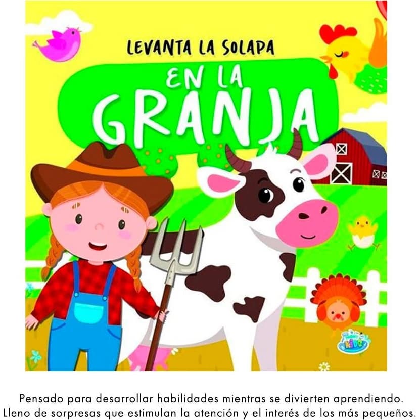 Libro Infantil Granja con Solapas