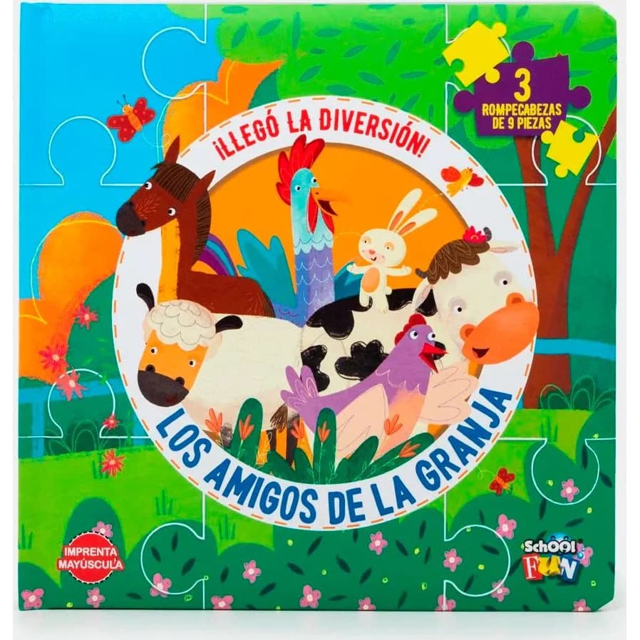 Los Amigos de la Granja Libro con Puzzle