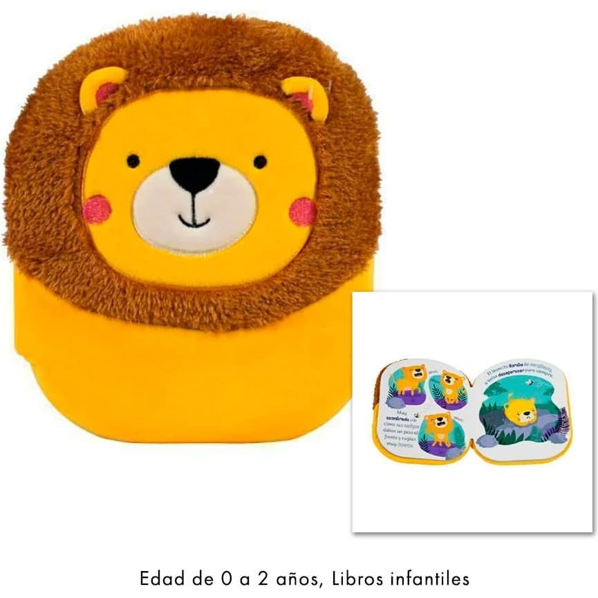Libro con Peluche León Vali