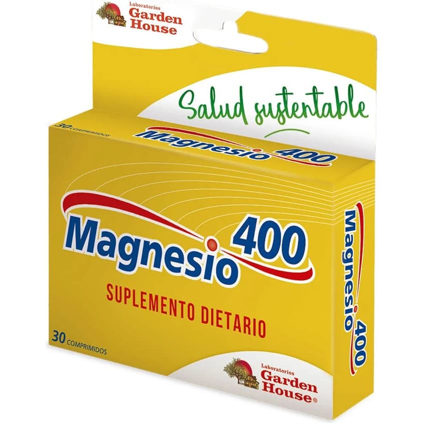 Magnesio 400 mg Garden House x 30 Comprimidos