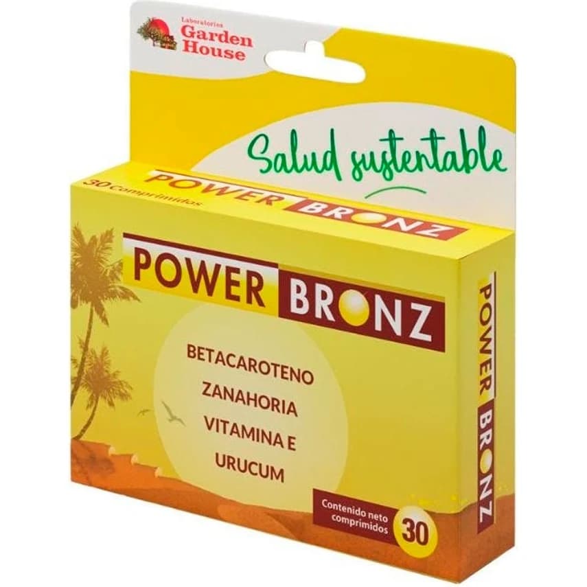 Suplemento Garden House Power Bronze x 30 Comprimidos