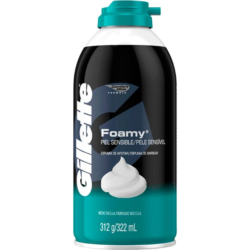 Espuma de Afeitar Gillette Foamy Sensitive 312 g