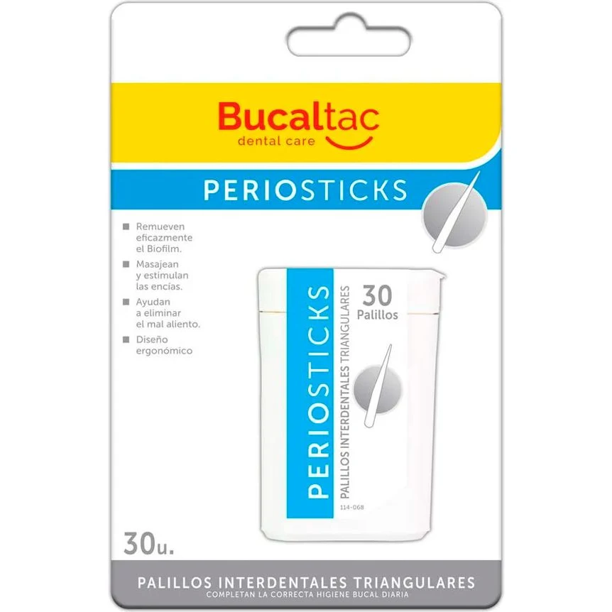 Palillos Dentales Bucal Tac Perio Sticks x 30