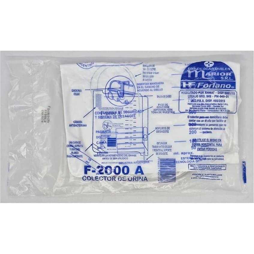 Bolsa para Colostomía Forlano 2000-A con Desagote