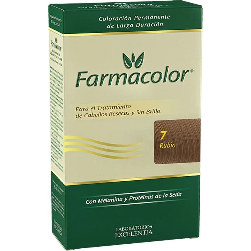 Kit de Coloración Farmacolor Tono 7 Rubio
