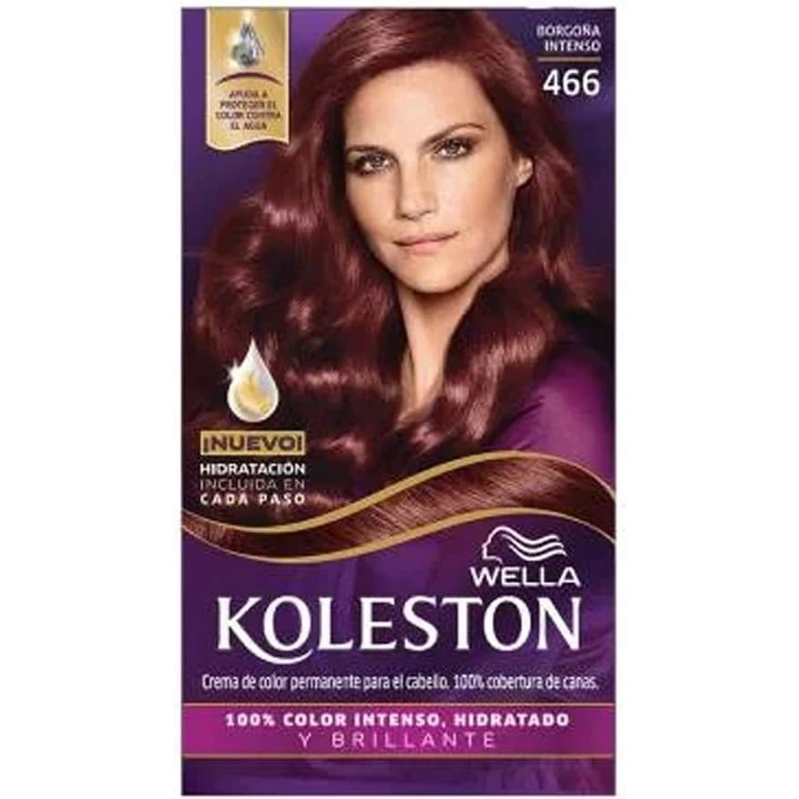Kit de Coloración Koleston Tono 466 Borgoña Intenso