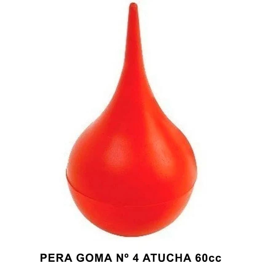 Pera de Goma para Enema N° 4 Atucha
