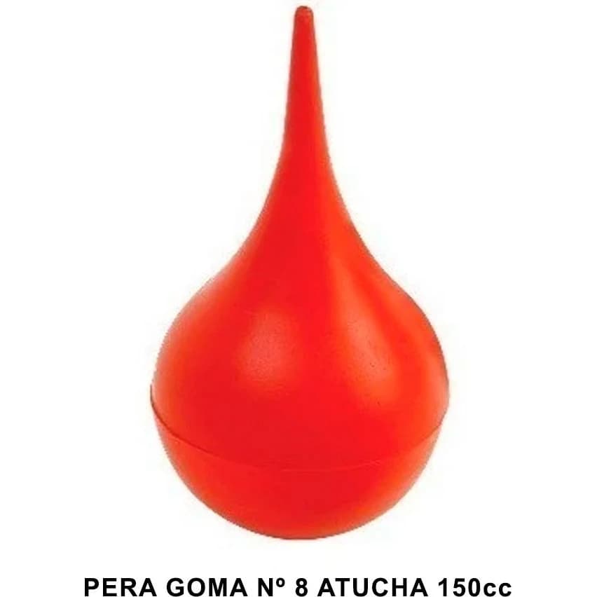 Pera de Goma para Enema Atucha N° 8