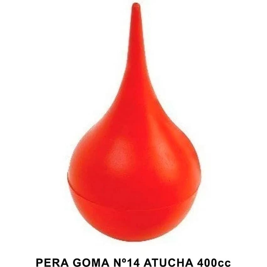 Pera de Goma para Enema N° 14 Atucha