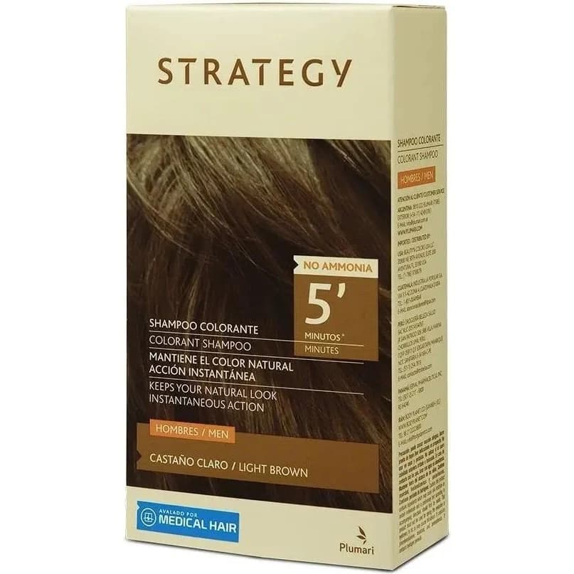 Shampoo Strategy Color Castaño Claro Plumari