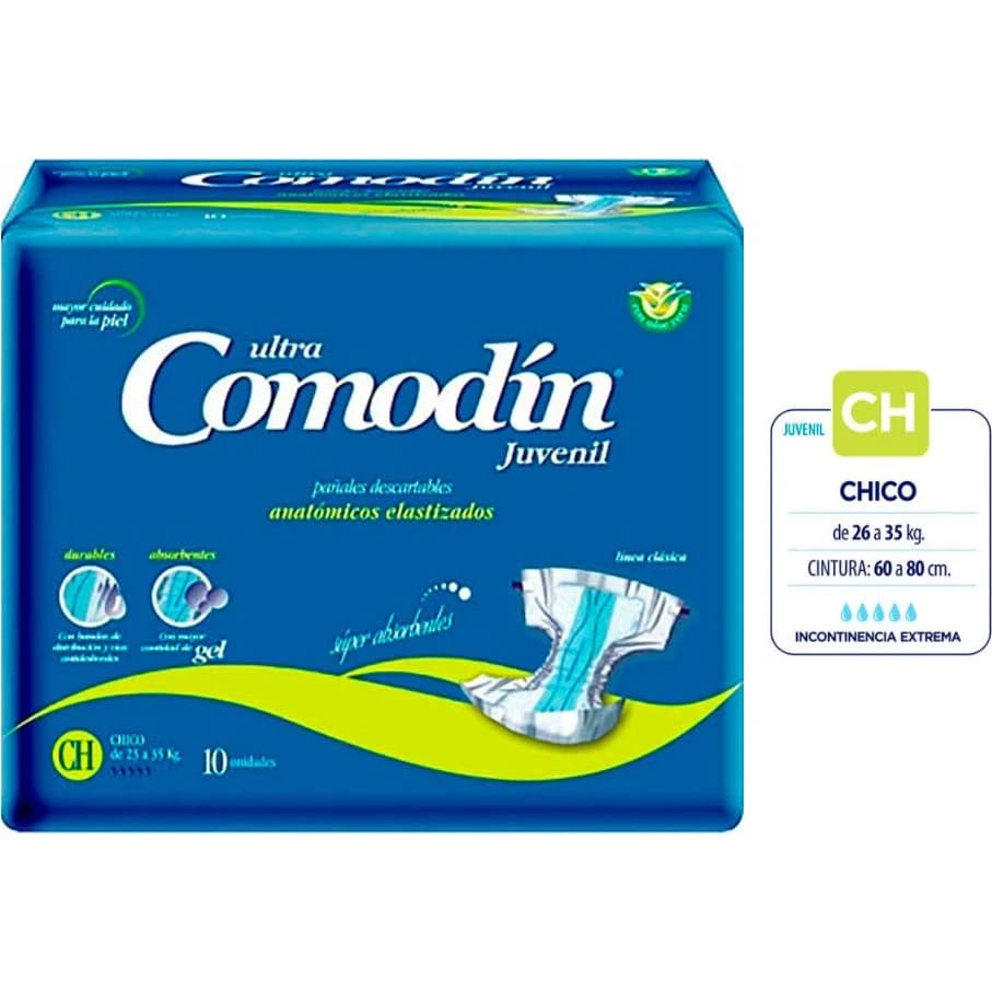 Pañal Anatómico Juvenil Comodín Talle CH x 10