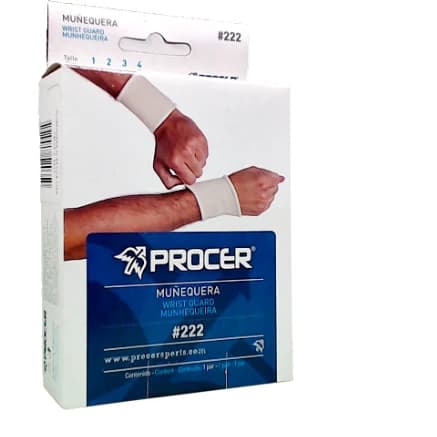 Muñequera Elástica Procer Talle 4 (Pack x2)