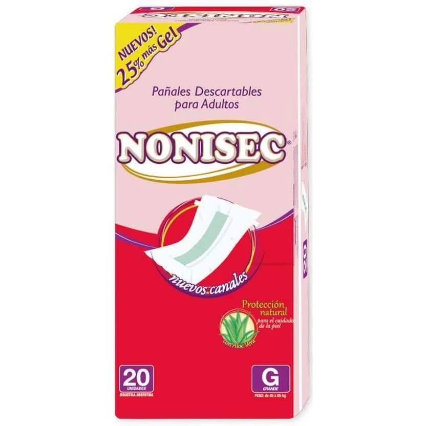 Pañal para Adulto Nonisec Grande x20
