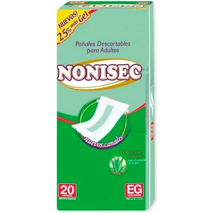 Pañales Nonisec Talle Grande x 20 Unidades
