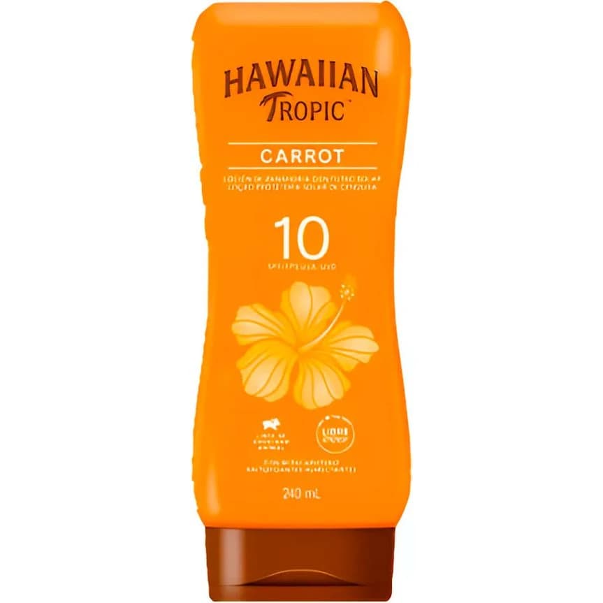 Loción Bronceadora Hawaiian Tropic FPS 10 240 ml