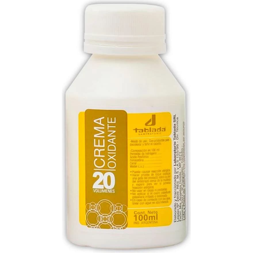 Agua Oxigenada en Crema Tablada 20 Volúmenes 100 g