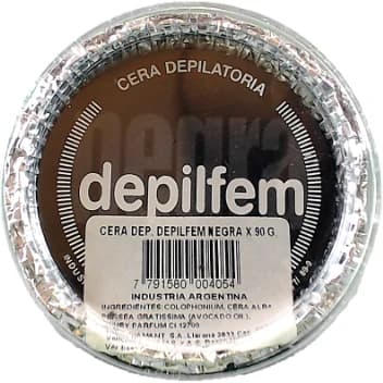 Cera Depilatoria Depilfem Cera Negra 90 g