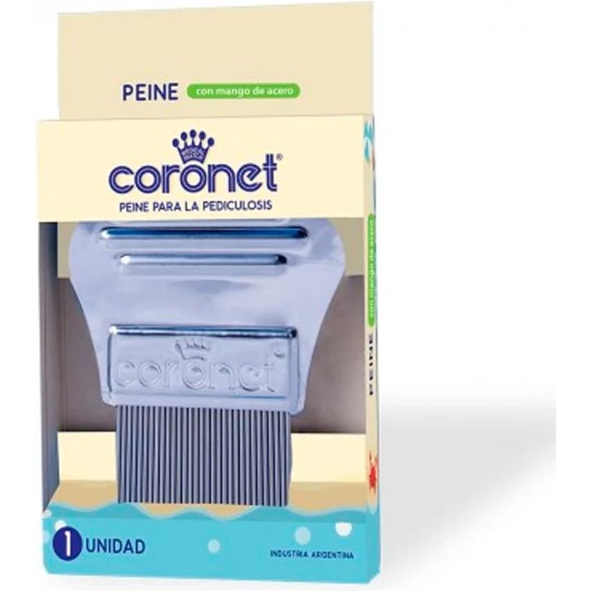 Peine Metálico para Pediculosis Coronet