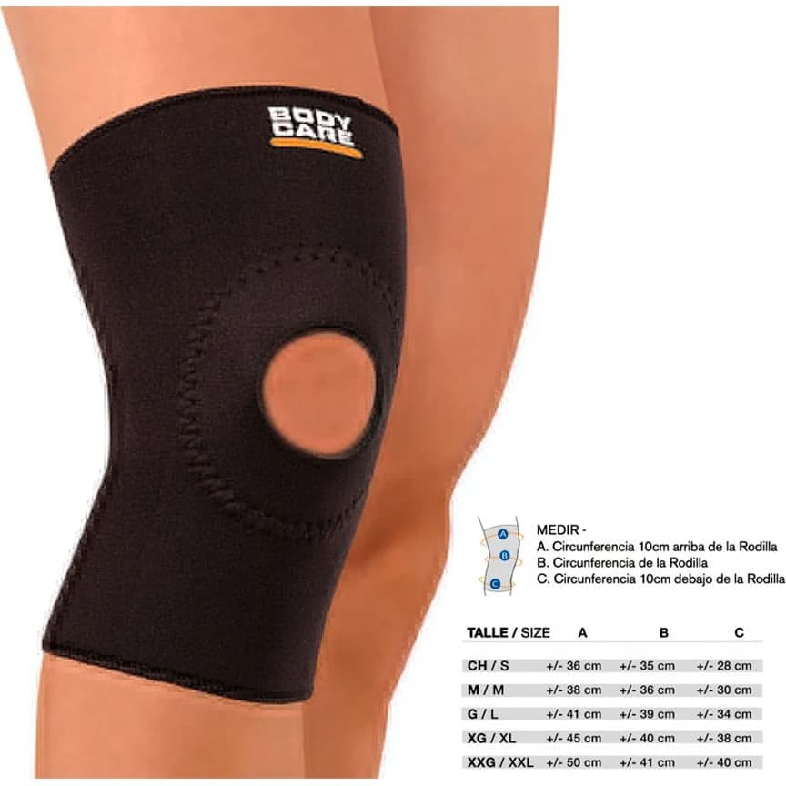 Rodillera Corta Body Care Talle 2