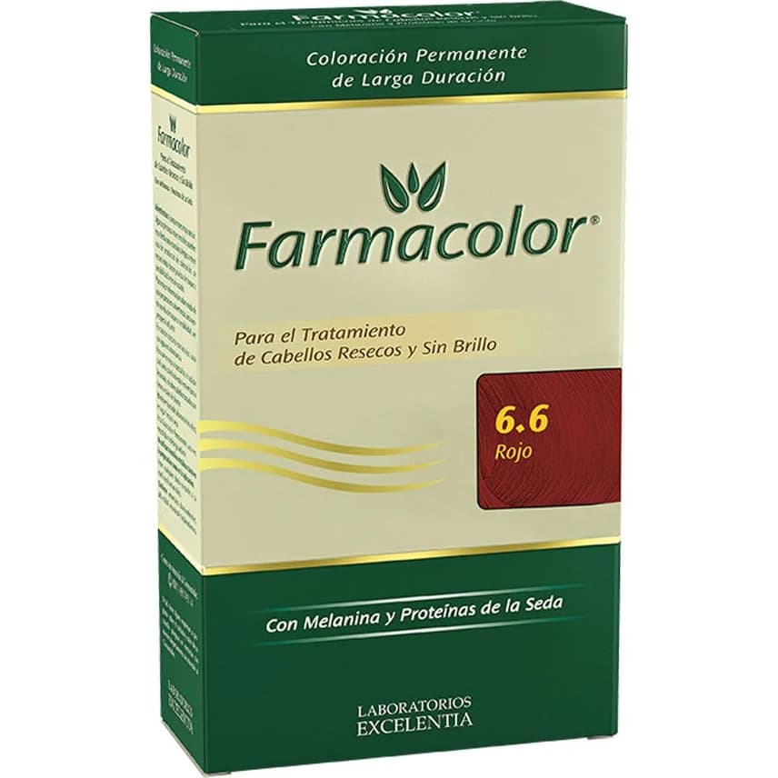 Kit de Coloración Farmacolor Tono 6.6 Rojo