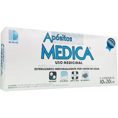 Apósitos Medicar 10x20 cm x 5 Unidades