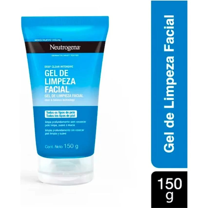 Gel de Limpieza Facial Neutrogena Deep Clean 150 g