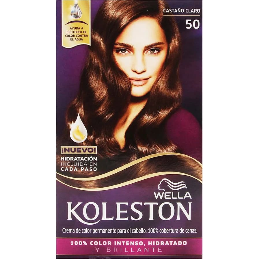 Tintura Capilar Koleston Kit Tono 50 Castaño Claro