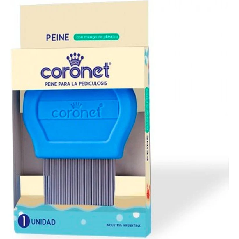 Peine Antipiojos Coronet de Plástico